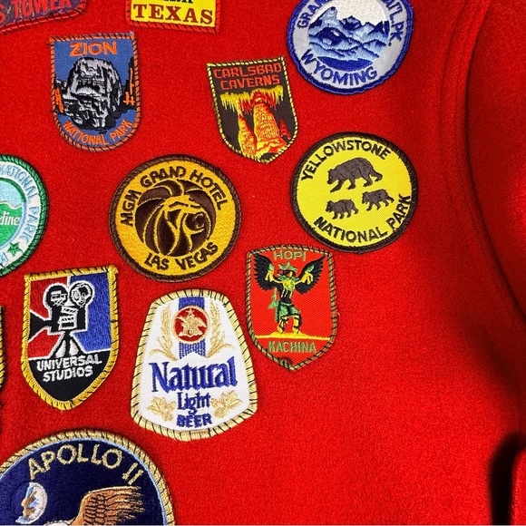 Vintage Filson Mackinaw Wool Cruiser Red Mens 42 Hunting Jacket Seattle USA READ - Picture 10 of 16